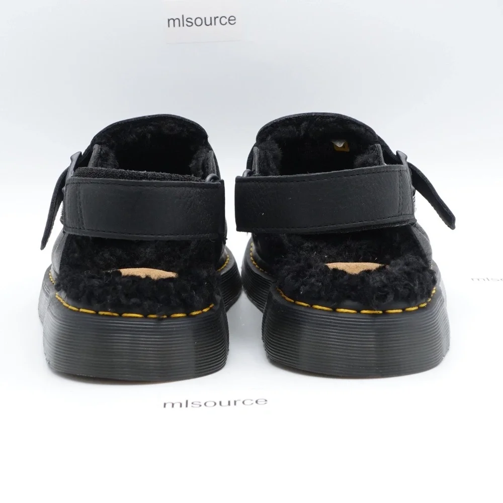 NEW Size 12 Men's Dr. Martens Jorge II Faux Fur Lined Slingback Mules 31885001 - Picture 5 of 6
